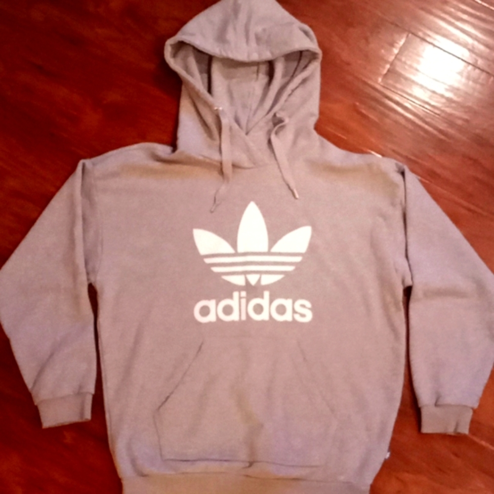 Adidas essential hoodie sweatshirt trefoil sz med